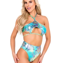 Roma Womens Ultramarine High-Waist Shorts