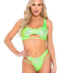 Roma New Hypnotic Green Strap Bottoms