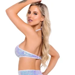 Roma New Lavender Sugar Nova Criss-Cross Top