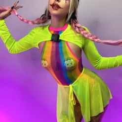 AE Sheer Long Sleeve Shrug With Buckle New