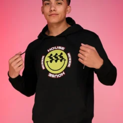 555stickers House Music For The Soul Smile Hoodie