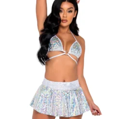 Roma Ice Prism Ring Bikini Top