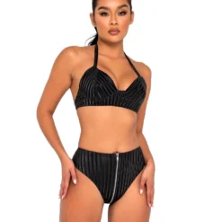 Roma Womens High Fidelity Zipper Shorts