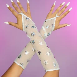 Roma Cosmic Stardust Gloves (Pair) New