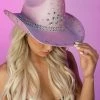 KBW Pink Blush Diamond Cowgirl Hat New