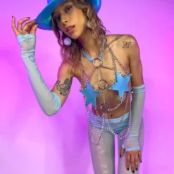 AE New Starry Night Harness Top With Chains