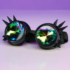 AE Spiky Kaleidoscope Steampunk Goggles
