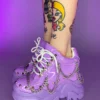 Realplay Corp Lavender Space Candy Chain Sneakers