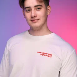 Space Yacht We Are So F*cked Long Sleeve Tee Womens