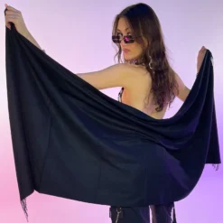 AE Womens Basic Solid Pashmina Scarf 24 AE Womens Basic Solid Pashmina Scarf