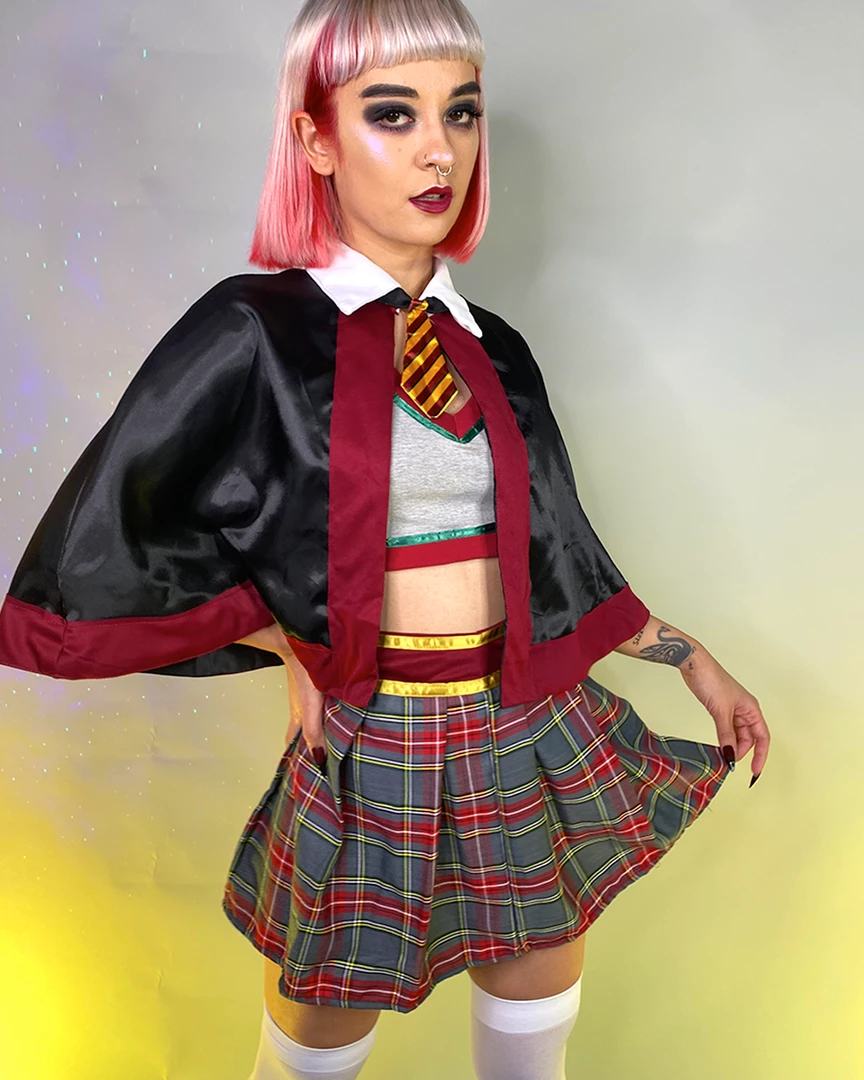 Leg Avenue Womens 3pc Spellbinding School Girl Costume 3 Leg Avenue Womens 3pc Spellbinding School Girl Costume