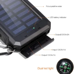 Rave Wonderland Solar Powered Portable Battery New