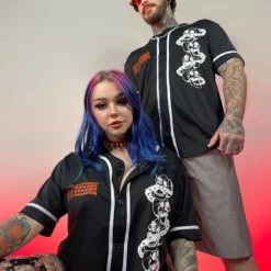 JARMOO Catch Me At The Rails Headbanger Black Jersey New