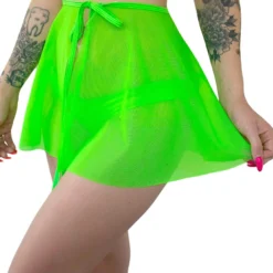 Bodyzone Spin Me Round Mesh Tie Skirt