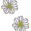 Pastease DAISY: WHITE AND YELLOW WITH BLACK FLOWER NIPPLE PASTIES