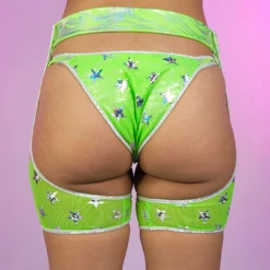 Roma Green Cosmic Stardust Chaps