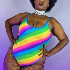 J. Valentine New Sparkle Rainbow Bodysuit