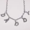 AE D-A-D-D-Y Rhinestone Necklace