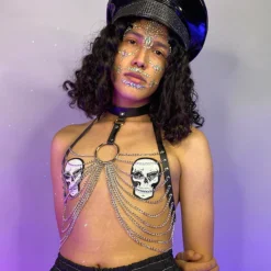 AE F U Pay Me O-Ring Leather Harness