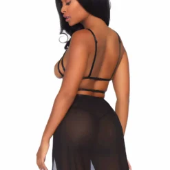 Leg Avenue New 2pc Harness Maxi Dress Set