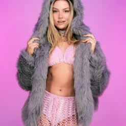 Fashion Go Lush Luv Long Faux Fur Jacket