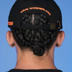 Jarmoo Womens Techno Snob Orange Dad Hat