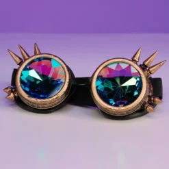 AE Spiky Kaleidoscope Steampunk Goggles