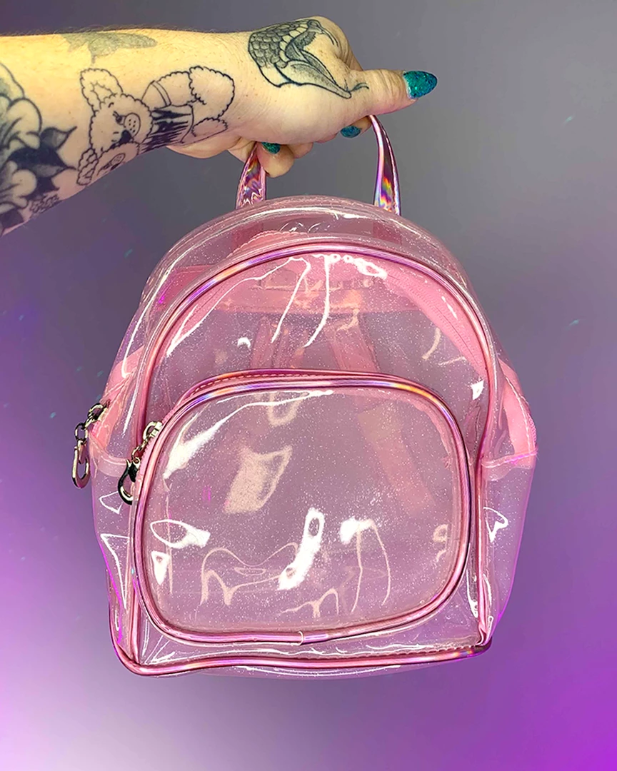 Funteze Clear Mini Backpack 1 Funteze Clear Mini Backpack
