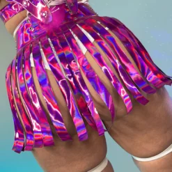 Daisy's Corsets New Fuchsia Feelz Fringe Skirt