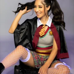 Leg Avenue Womens 3pc Spellbinding School Girl Costume 11 Leg Avenue Womens 3pc Spellbinding School Girl Costume