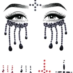 Leg Avenue Accessories Possessed Nun Adhesive Face Jewels Sticker