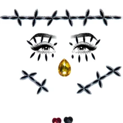 Leg Avenue Accessories Stitches Adhesive Face Jewels Sticker