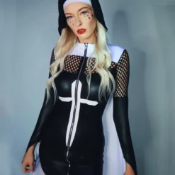 Roma Womens 2pc Pray For Me Nun Costume