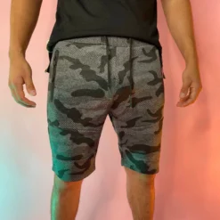 Phillip Marciano LLC Men's Camo Long Shorts Mens