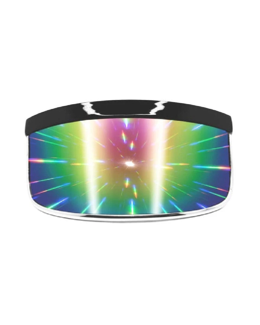 GloFX Galactic Invader Diffraction Visor – Rainbow Gradient 4 GloFX Galactic Invader Diffraction Visor – Rainbow Gradient