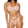Forplay 1pc Bound By Pink Romance Teddy