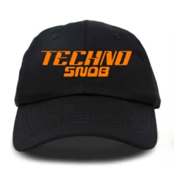 Jarmoo Womens Techno Snob Orange Dad Hat