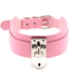 AE Womens Key To My Heart Faux Leather Choker