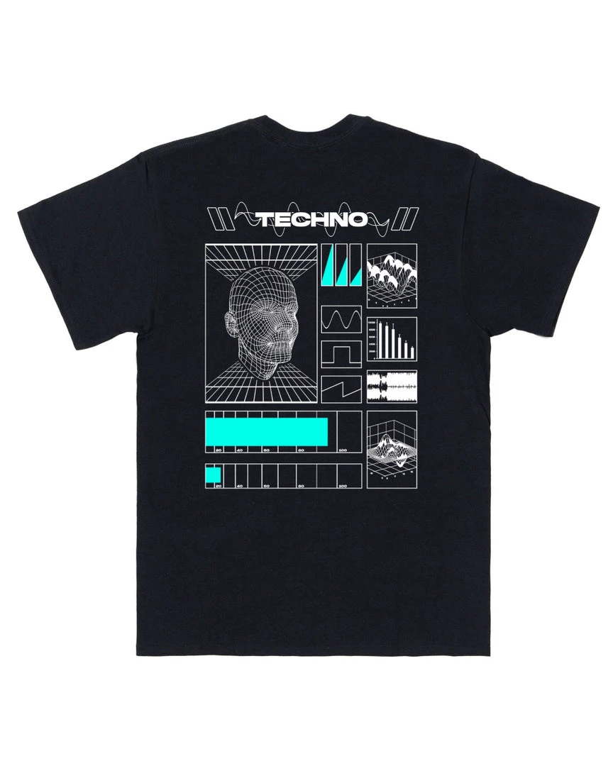 555stickers Techno Snob Black Tee 4 555stickers Techno Snob Black Tee