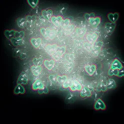 AE Heart Frame Diffraction Glasses