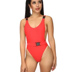 AE Buckle Up! Baywatch Rave Bodysuit