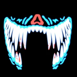AE Mens Sink Your Fangs Sound Activated LED Mask