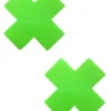 Neva Nude Apple Vinyl Green X Factor Blacklight Reactive Pasties