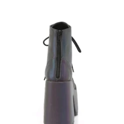 Pleasers Shoes Demonia Rainbow Reflective Platform Bootie