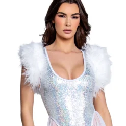 J. Valentine Faux Fur Shoulder Poofs