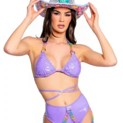 J. Valentine Lavender Kandi Kid High Waist Thong 7 J. Valentine Lavender Kandi Kid High Waist Thong