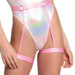 J. Valentine Python Shimmer Ring Garter New