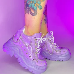 Realplay Corp Lavender Space Candy Chain Sneakers