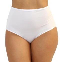 Shark White Lace Back High Waist Bottoms Womens