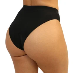 Shark Black Cheeky High-Cut Bottoms